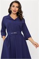 Платье с поясом Доминанта НЬЮ (чернильно-синий) П14343-16М П14343-16М