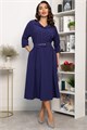 Платье с поясом Доминанта НЬЮ (чернильно-синий) П14343-16М П14343-16М