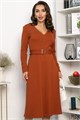 Платье трикотажное Парижанка (терракот) П14335-10М П14335-10М