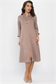 Платье трикотажное Дарьяна НЬЮ (бежевое) П14304-18М П14304-18М