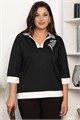 Блуза Алика (черная) Б14239-20М Б14239-20М