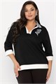 Блуза Алика (черная) Б14239-20М Б14239-20М