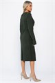 Платье трикотажное Уютный вечер (хаки) П14359-25М П14359-25М
