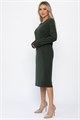 Платье трикотажное Уютный вечер (хаки) П14359-25М П14359-25М