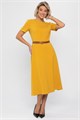 Платье трикотажное Парижанка (желтое) П14334-10М П14334-10М