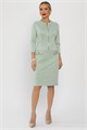 Платье Леди Мери НЬЮ (бежево-салатовое) П13667-19М П13667-19М