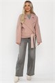 Пальто укороченное Хайт (пудра) Б14315-7М Б14315-7М