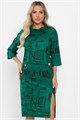 Платье трикотажное Конфетти (зеленое) П14295-18М П14295-18М