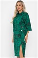 Платье трикотажное Конфетти (зеленое) П14295-18М П14295-18М