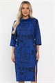 Платье трикотажное Конфетти (синее) П14294-18М П14294-18М