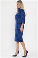 Платье трикотажное Конфетти (синее) П14294-18М П14294-18М