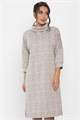Платье трикотажное Никс (бежевый лео) П14279-4М П14279-4М