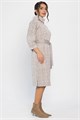 Платье трикотажное Никс (бежевый лео) П14279-4М П14279-4М