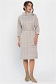 Платье трикотажное Никс (бежевый лео) П14279-4М П14279-4М