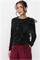 Блуза Риана (черная) Б14224-5М Б14224-5М