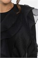 Блуза Риана (черная) Б14224-5М Б14224-5М