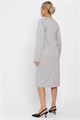 Платье трикотажное Лаурель (светло-серое) П14248-25М П14248-25М