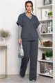 Костюм трикотажный Уютный шарм (серо-синий) К14251-5М К14251-5М
