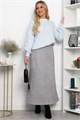 Юбка макси Алана (серая) Ю14255-6М Ю14255-6М