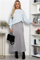 Юбка макси Алана (серая) Ю14255-6М Ю14255-6М