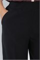 Брюки на резинке Лавриона (черные) Б14262-18М Б14262-18М