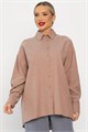 Рубашка Свободное падение (бежевая) Б14191-5М Б14191-5М