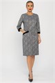 Платье Твоя мода (темно-серое) П13747-19М П13747-19М