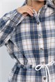 Рубашка хлопковая Джанет (сине-белая) Б14272-4М Б14272-4М