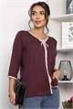Блуза трикотажная Вишенка (ягодная) Б14258-18М Б14258-18М