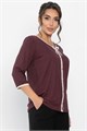 Блуза трикотажная Вишенка (ягодная) Б14258-18М Б14258-18М