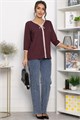 Блуза трикотажная Вишенка (ягодная) Б14258-18М Б14258-18М