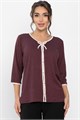Блуза трикотажная Вишенка (ягодная) Б14258-18М Б14258-18М