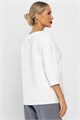 Блуза Аурия (белая) Б14217-48М Б14217-48М
