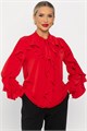 Блуза Дыхание осени (красная) Б14187-5М Б14187-5М