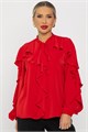 Блуза Дыхание осени (красная) Б14187-5М Б14187-5М