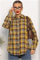 Рубашка Денни (желто-коричневая) Б14135-7М Б14135-7М