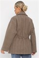 Пальто-пиджак (коричневый) Б14130-7М Б14130-7М