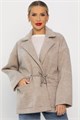 Пальто-пиджак (бежевый) Б14132-7М Б14132-7М