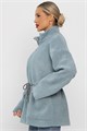 Пальто Альпака (серо-голубое) Б14138-7М Б14138-7М