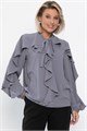 Блуза Дыхание осени (серая) Б14186-5М Б14186-5М