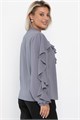 Блуза Дыхание осени (серая) Б14186-5М Б14186-5М