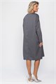 Платье Хюгге (темно-серое) П14121-25М П14121-25М