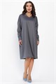 Платье Хюгге (темно-серое) П14121-25М П14121-25М