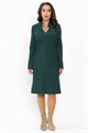Платье Классическая грация (изумрудное) П13665-19М П13665-19М