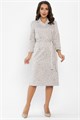 Платье Лаконичный стиль (молочное) П13753-19М П13753-19М
