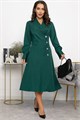 Платье Соломия (зеленое) П14215-5М П14215-5М