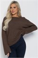 Джемпер Евангелина (коричневый) Б14170-5М Б14170-5М - фото 452107