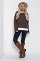 Джемпер Евангелина (коричневый) Б14170-5М Б14170-5М - фото 452111