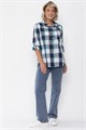 Рубашка Аланта (бело-синяя) Б14035-18М Б14035-18М