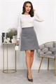 Юбка Перси (серая) Ю14164-10М Ю14164-10М